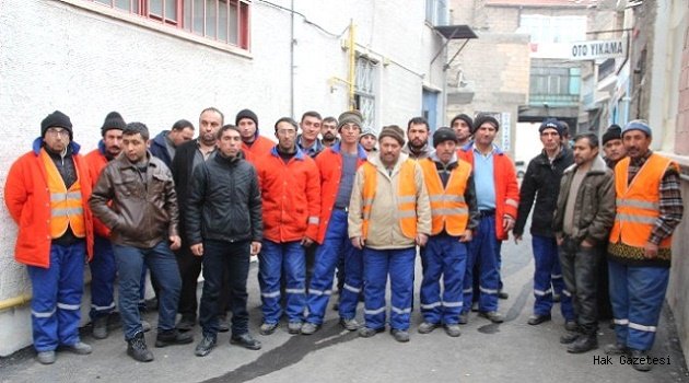 Nevşehir'de Temizlik İşçileri Eylem Yaptı