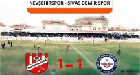 Nevşehir Spor: 1 - Sivas Demir Spor: 1