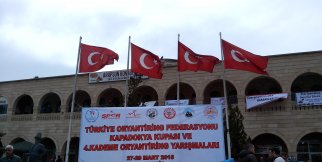 Uluslararası Kapadokya Kupası 4. Kademe Oryantiring Yarışları Gülşehir Parkurundan Enstantaneler 